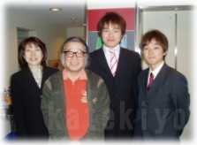 ♪家庭教師のカテキヨ　キダ・タロー先生と記念写真